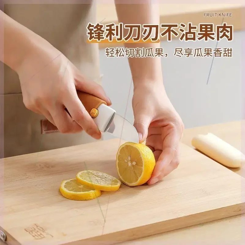 Fruit Knife Peeling Knife Household Folding Multi-functional Double-head Portable Apple Peeling Tool