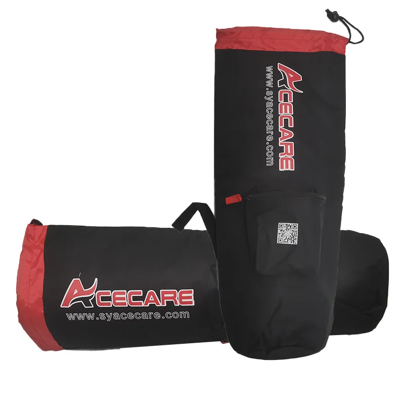 Imagem -02 - Acecare Fibra de Carbono Cilindro Mochila Hpa Tanque Case Protetor Bolsa de Mergulho de Compressão 6.8l