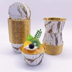 50pcs Baking Cups , disposable cupcake cups, heat-resistant paper cupcake,  baking tool, perfect for wedding and Birthday party
