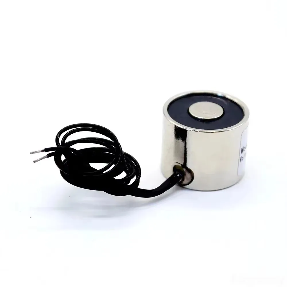 صمام لولبي Lifting 5KG 50N 25/20 Mini Solenoid DC 6V 12V 24V 36V Solenoid Valve Powerful Suction Cup الهواء المضغوط — تفصيل 4