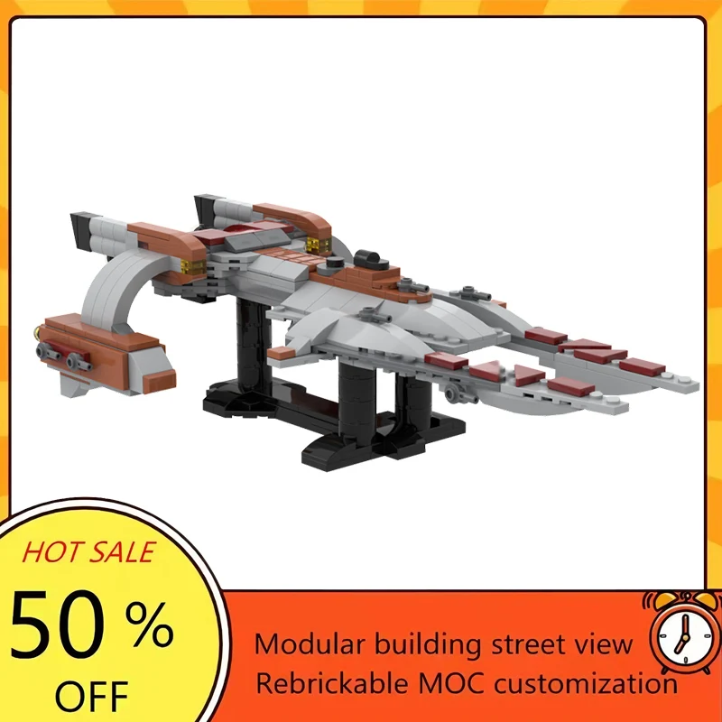 

359PCS Popular Space War Movie Model MOC Building Bricks Spaceship Modular Technology Gifts Holiday Assemble Children Toy Suit