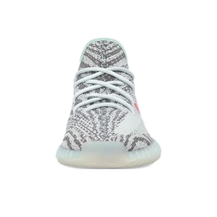 Adidas Originals Yeezy Boost 350 V2 Casual Shoes Unisex Low-top Ice Blue B37571-2017 view 4