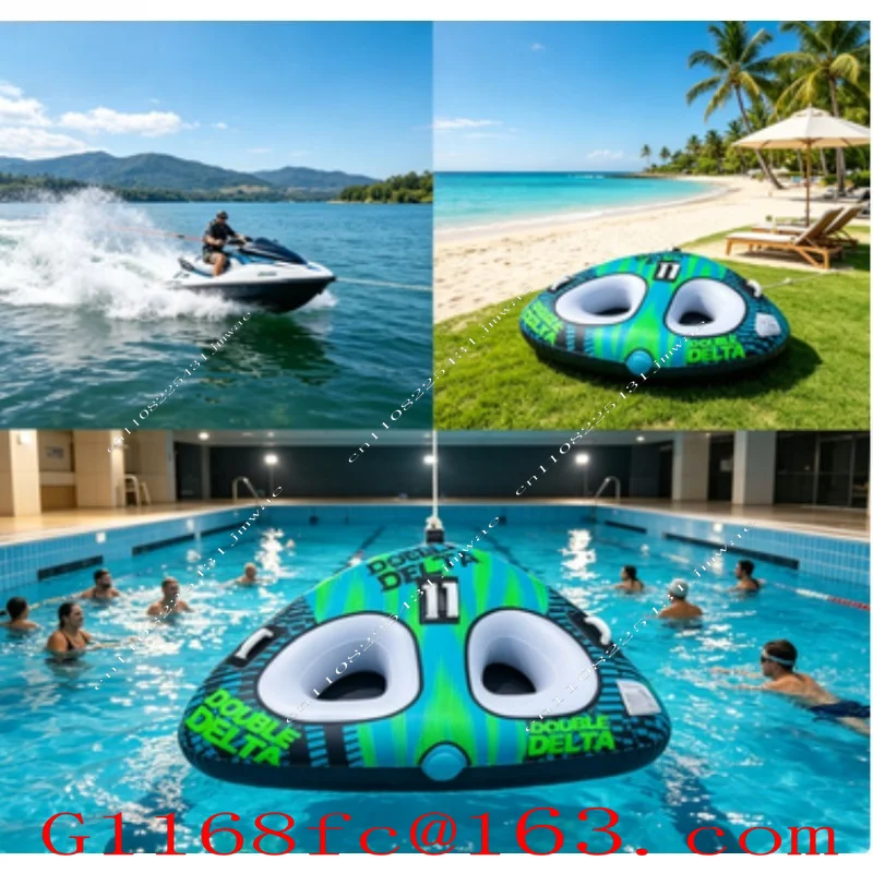 New Inflatable Towing, Speedboat Water Inflatable Towing Ring Towing and Towing Hovercraft