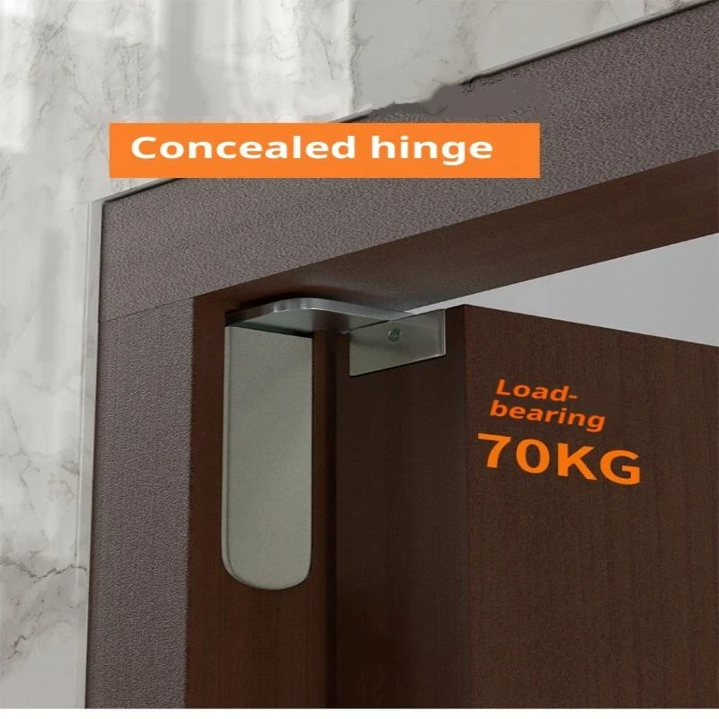 2 قطعة سبائك الزنك/الحديد مفصلات مخفية للأبواب ثلاثية الأبعاد قابل للتعديل قطب غير مرئية العالم المفصلي سبائك الزنك الباب المفصلي الأثاث الأجهزة