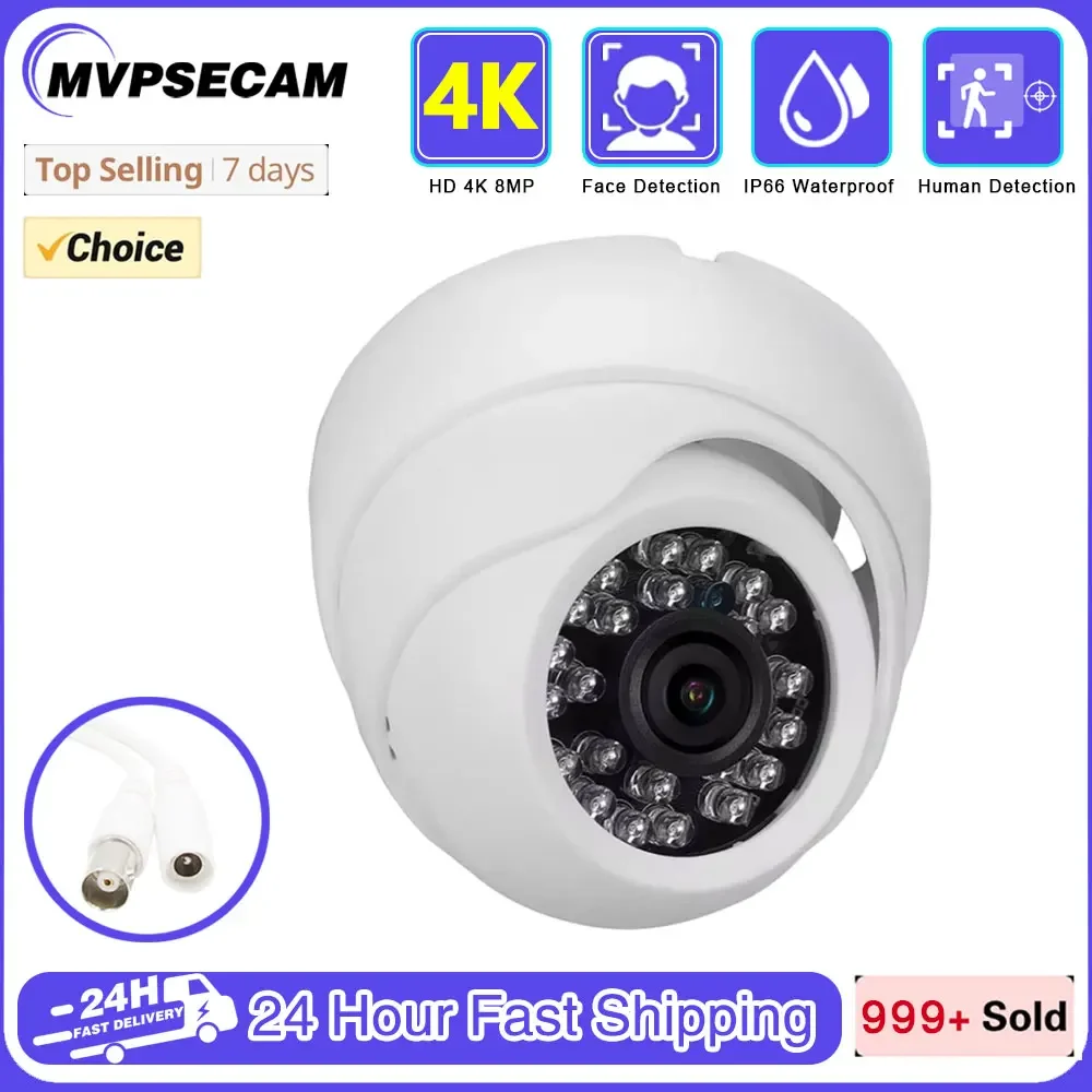 

4K CCTV AHD Analog Camera BNC Outood waterproof Face detection Dome Security Camera 8MP DVR Video Surveillance Cam XMEYE H.265