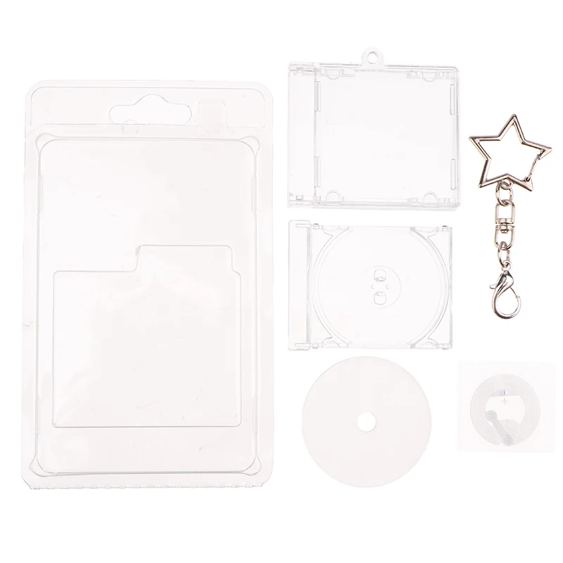 1 Set Peripheres Gedenkalbum mit Mini-NFC-Funktion, CD-Box, Schlüsselanhänger in Form eines CD-Players, Anhänger für DIY-Rucksack-Charms – Detail 7