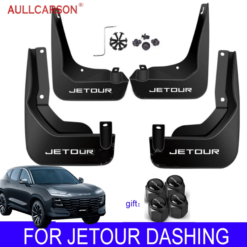 

For Chery Jetour Dashing 2023 2024 Mud Flap Front Rear Fender Guard Splash Wheel Mudguards Car Accessories 4pcs