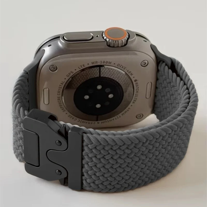 Strap For Apple Watch bands ultra2 3 49mm 40mm 44mm 46mm 42mm 45mm Parachute braided Bracelet correas IWatch Series SE 9 8 10 11