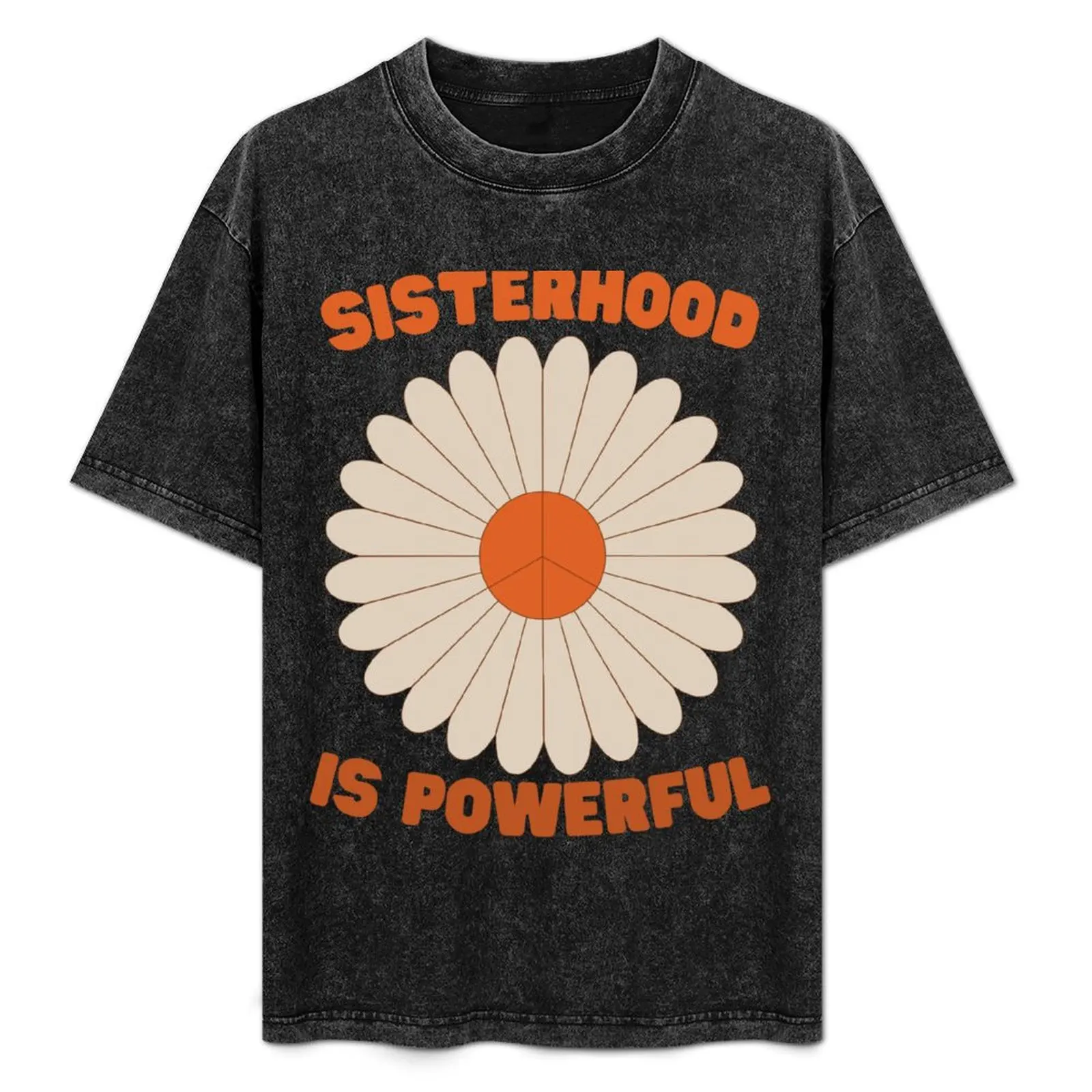 

Daisy-Sisterhood is Powerful-Stickers T-Shirt Basic Solid Color Short Sleeve T-Shirt