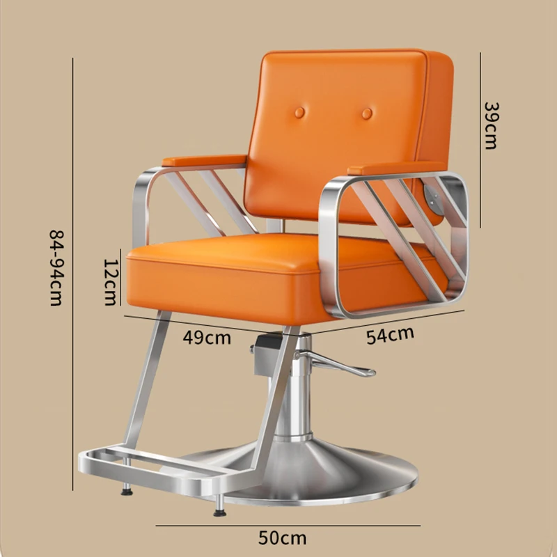 Classic Versatile Barber Chair Exquisite Modern Styling Professional Salon Chair Swivel Ergonomic Taburete Salon Furniture