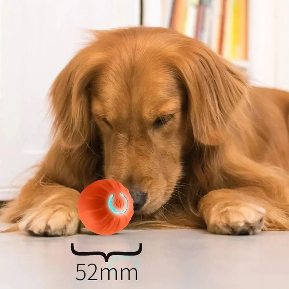 Balle sautante électronique pour chat, jouets interactifs intelligents, balle rebondisnoyaux, degré de morsure, jouet d'entraînement intelligent pour chien