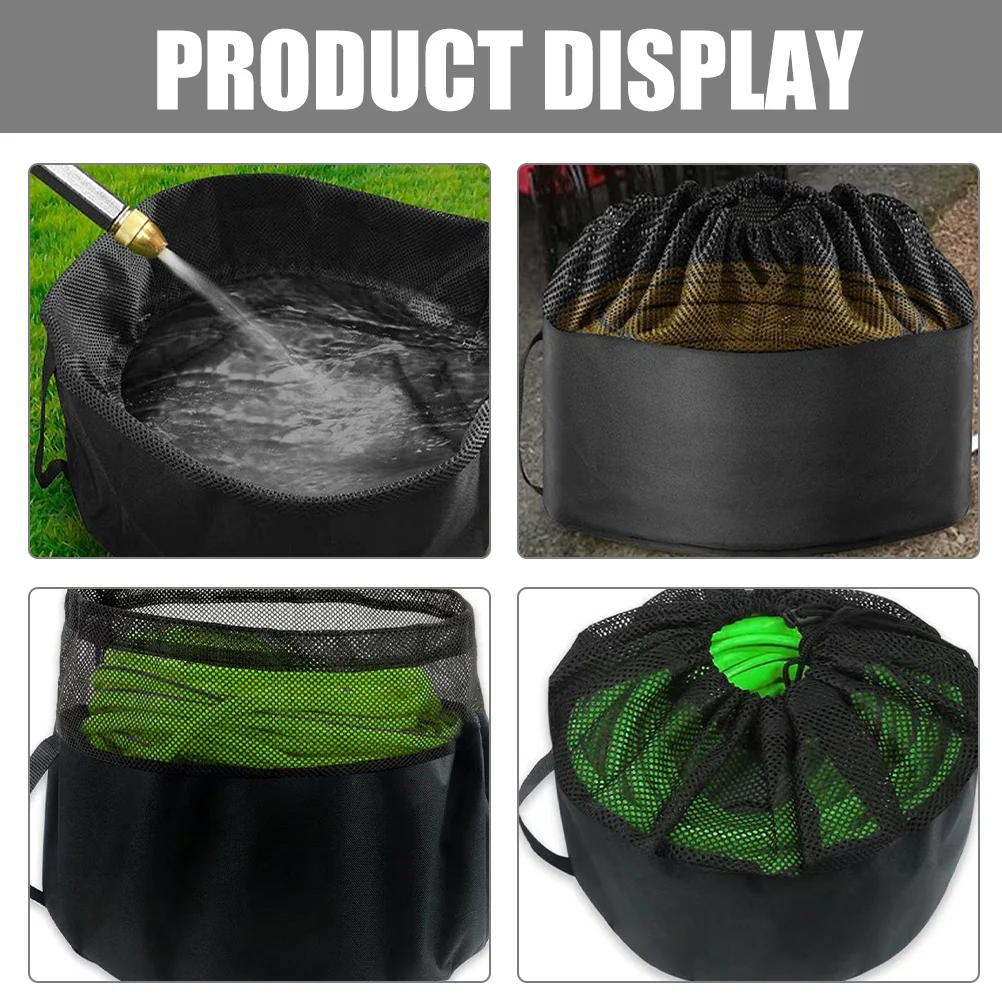 

Rv Hose Storage Bag Set Foldable Non-Woven Fabric Organizer for Hoses Wires Cables Sewer Water Electrical Cord Storage Travel