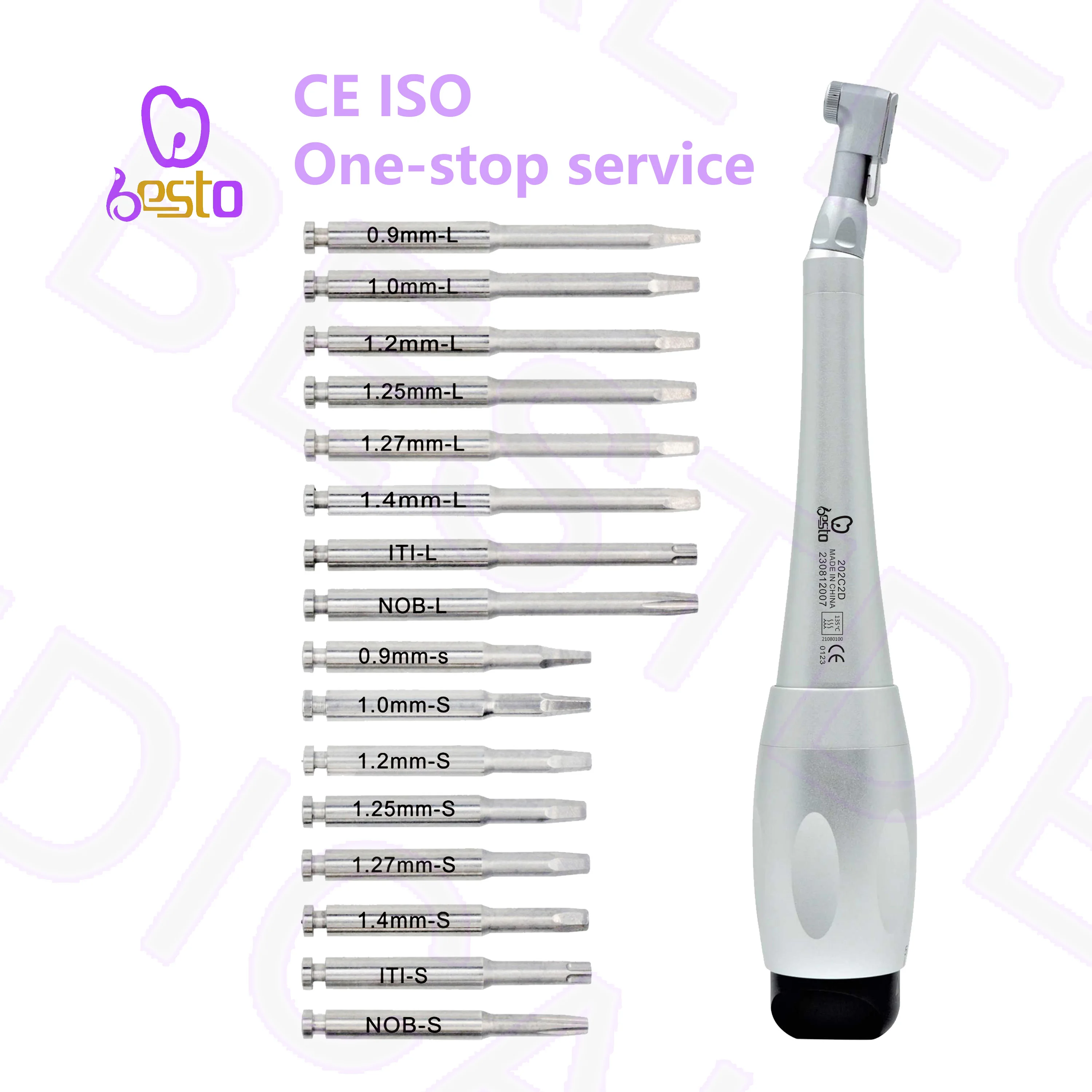 den tal Universal im plant  Torque Wrench  With 16pcs Screwdrivers Can Be Customized High Torque  den tal im plant Tool Kit