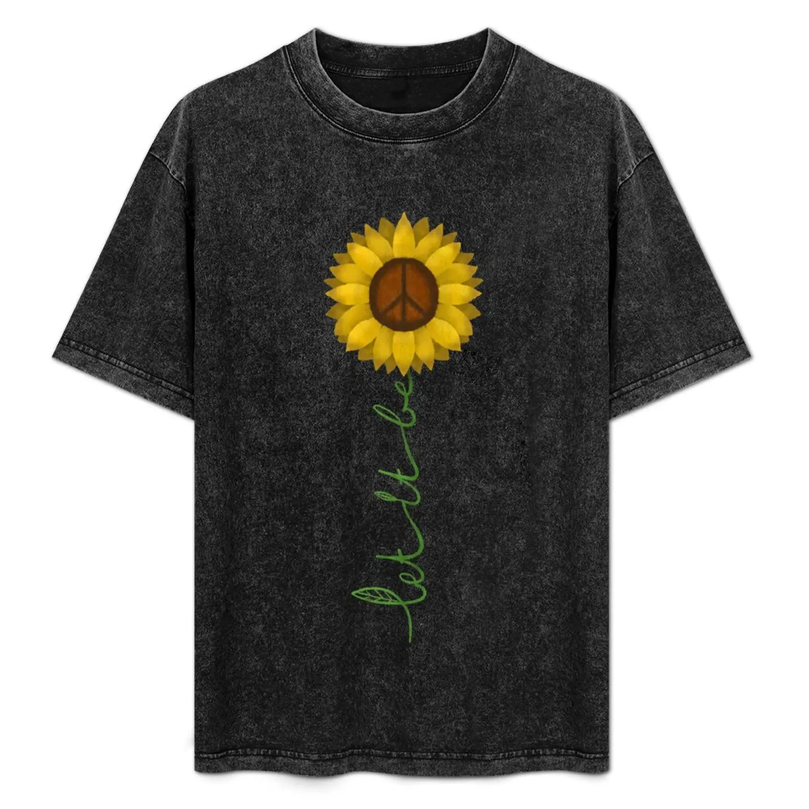 

Hippie - Let it be T-Shirt Plus Size Workout Short Sleeve Top