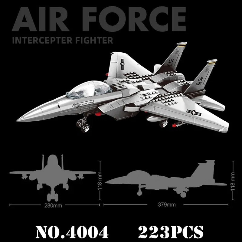 183pcs/set New Blackbird Reconnaissance Airplane Model,Fighter Assembling Building Block Toy, Children Block Toys Gift