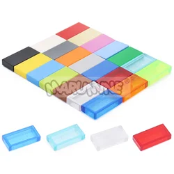 Marumine 200PCS 1x2 Tile Building Blocks Bulk Accessories 3069 MOC Bricks Floor Parts DIY House City Street Base Board Plate