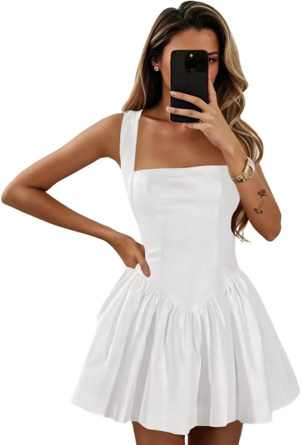 

Простое и элегантное вечернее танцевальное платье, атласное вечернее платье, короткая мини-юбка трапециевидной формы с квадратным вырезом, молодежное платье для выпускного вечера