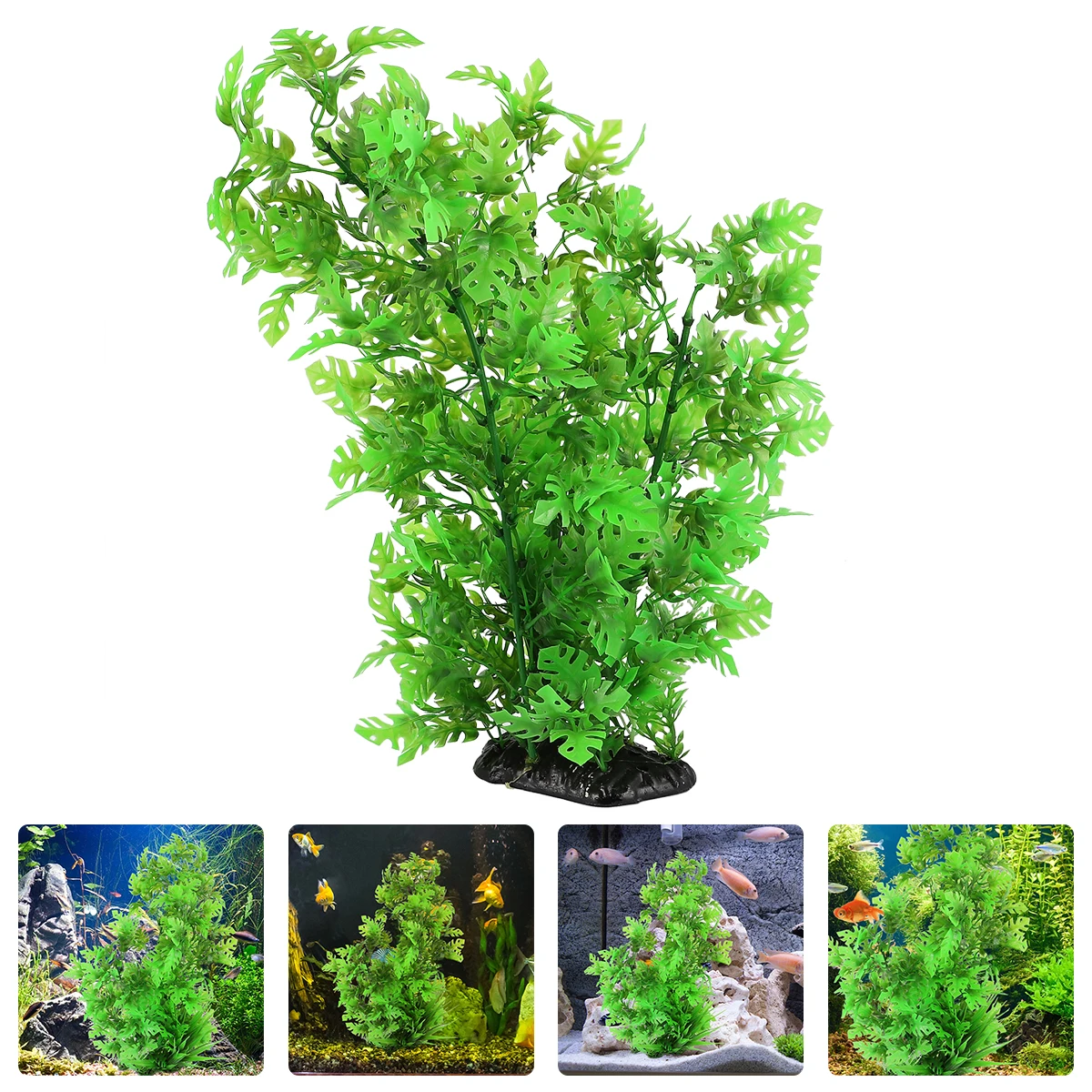 

Fake Grass for Aquariums Fish Tank Decorative Green Plants L scape Leaf Artificial Plastic Safe Cleaning Pet SuppliesAquarium
