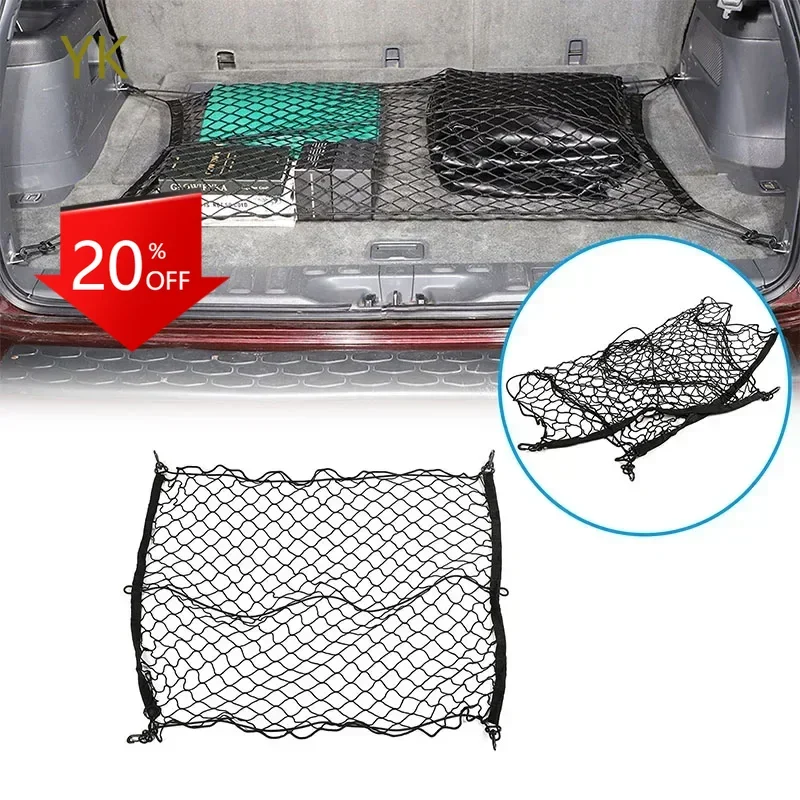 

Nylon Black Car Trunk Luggage Storage Organizer Bag Trunk Luggage Mesh Bag Car Accessories For Honda Pilot 2003-2008