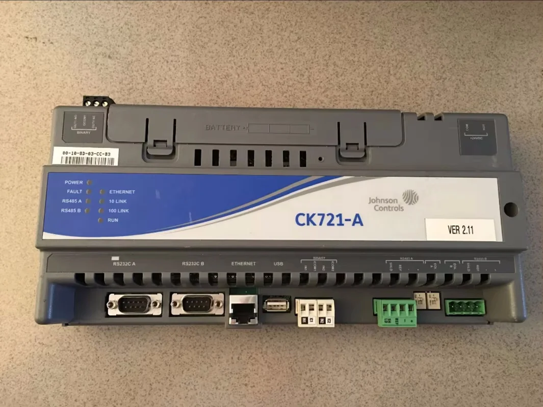 In Stock Johnson Controls CK721-A CK721 Advance Network Controller  Used In Good Condition