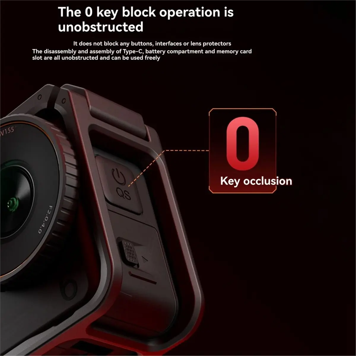 (DT37) Rabbit Cage Frame for DJI OSMO Action 6 Horizontal Vertical Shooting Protection Frame Action Camera Accessory