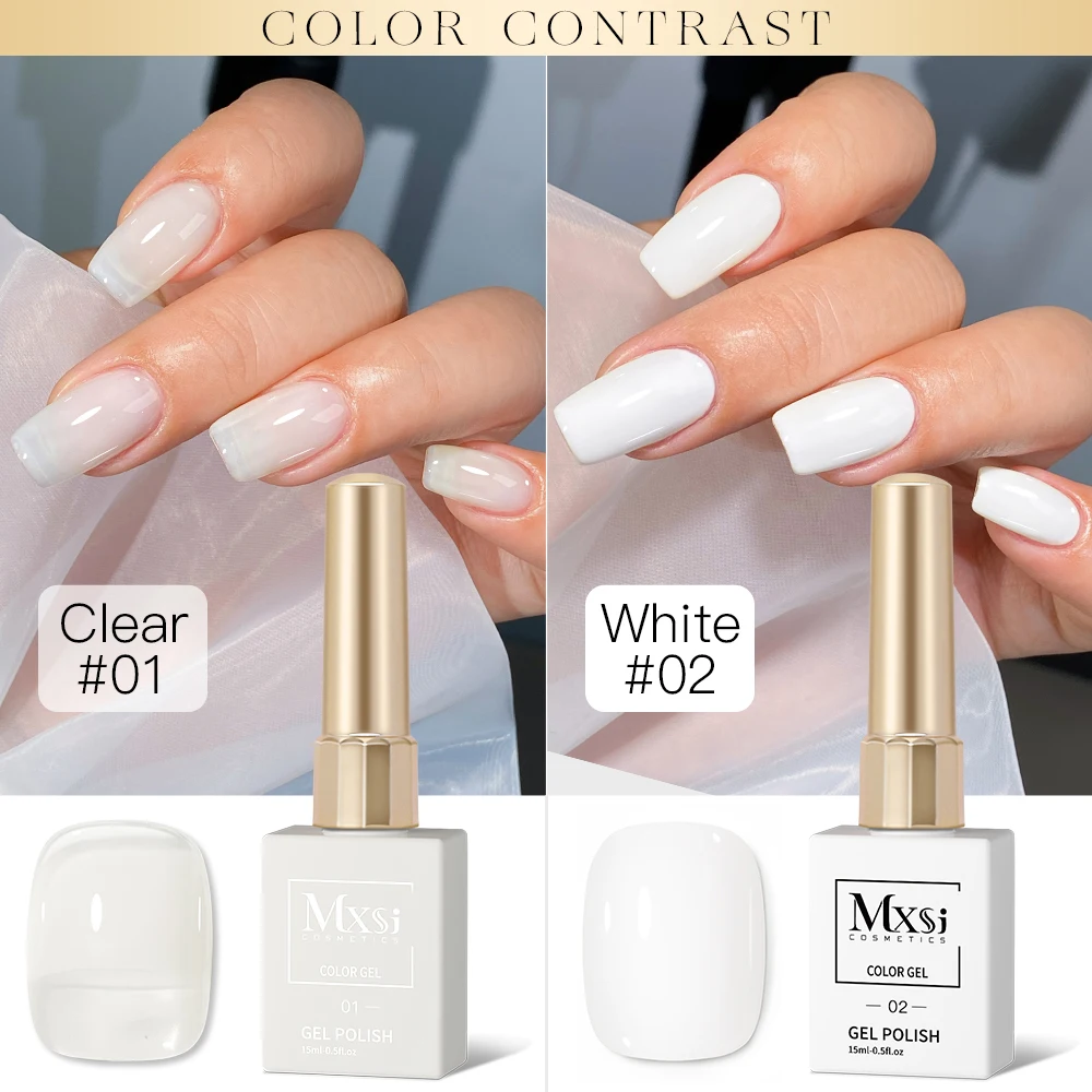 Mxsi Nails Polish 60 Colors Vernis Semi Permanent Nail Polish 15ml