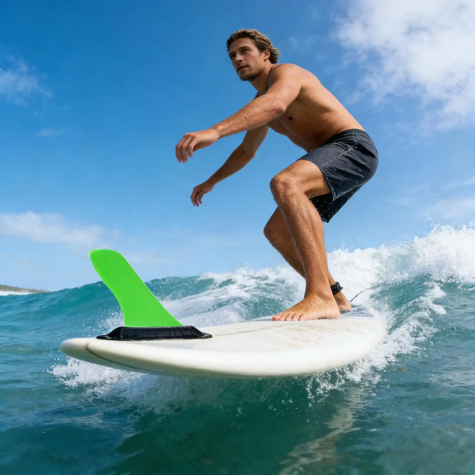 Paddle Board Fin Tail Hardware Screw Fixation Surfing Board Fins For Men Women Athlete Sea Lake Stream Outdoor Water Sports