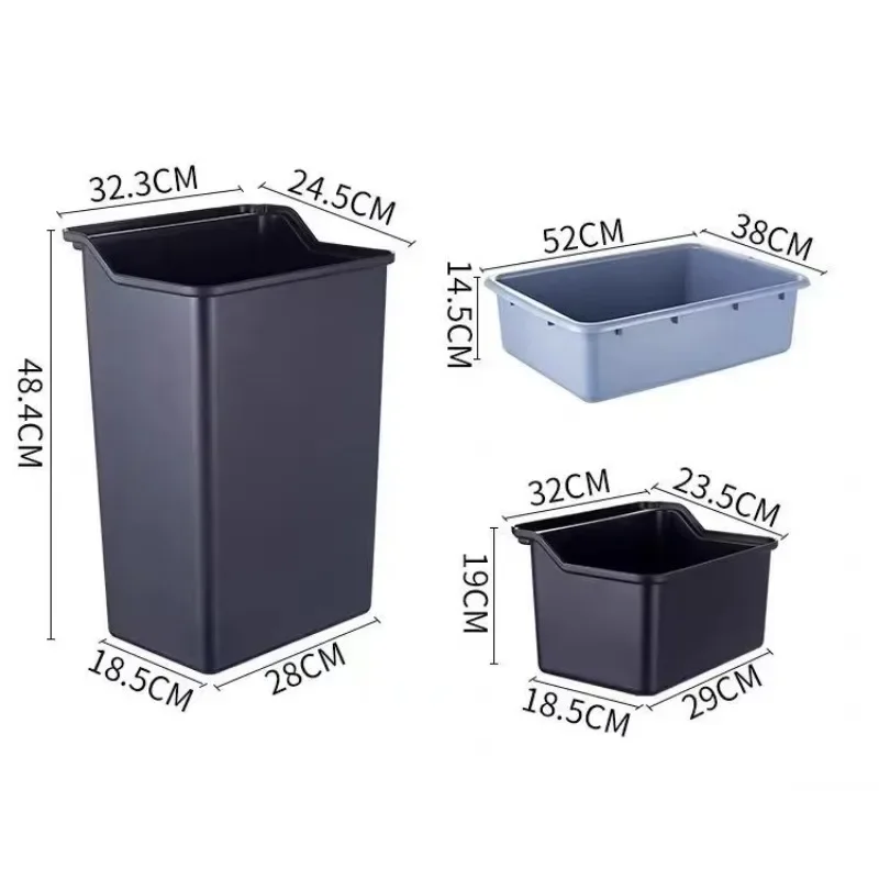 DSA three-layer thickened meal collection bowl collection cart restaurant trolley mobile hotel commercial hand push dining