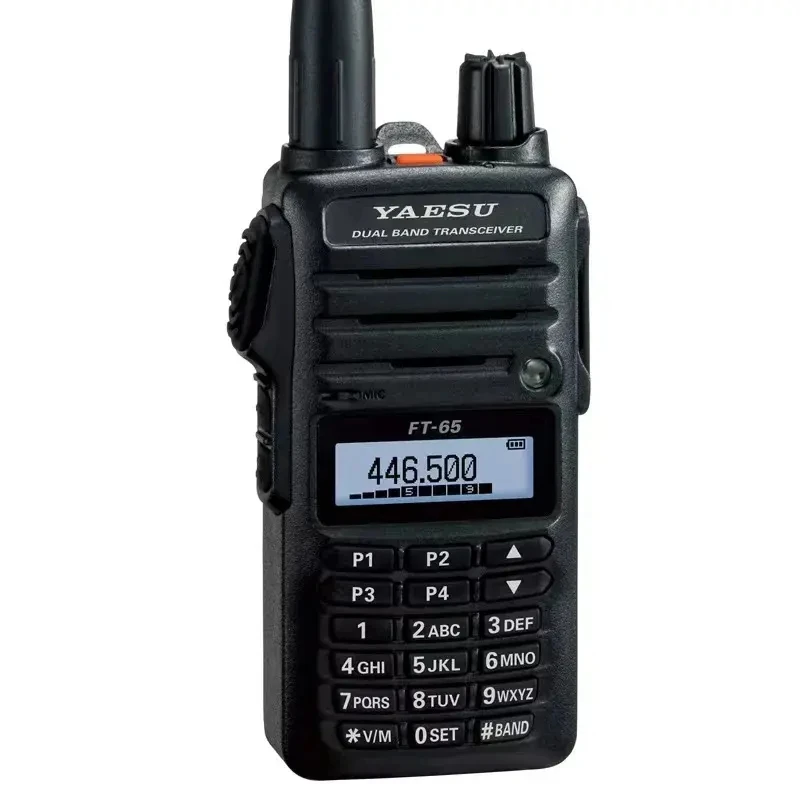 YAESU FT-65R FT-65 اسلكية تخاطب VHF UHF ثنائي النطاق FT65 FT65R اتجاهين جهاز الإرسال والاستقبال اللاسلكي يده راديو لحم الخنزير