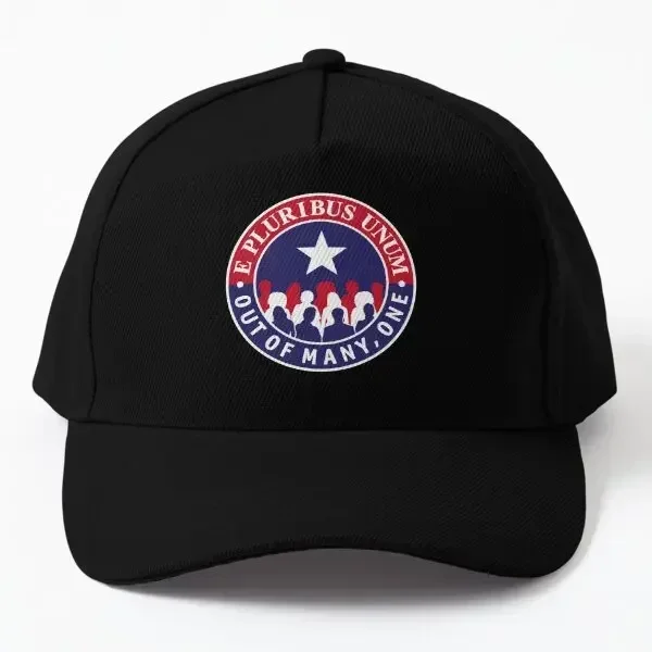 

Бейсбольная кепка E Pluribus Unum Shield, спортивная уличная бейсболка Snapback, женская летняя кепка с принтом, солнцезащитная черная мужская кепка