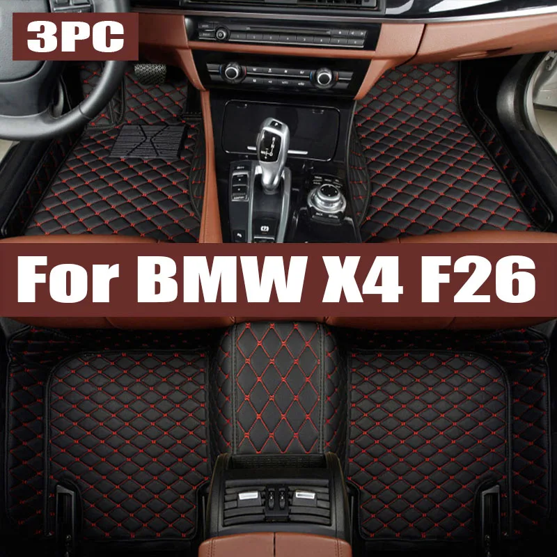 

Car Floor Mat for BMW X4 F26 M40i M Sport 2014~2018 2015 2016 Panel Part Foot TPE Liner Carpet Pad Custom Cover Rug trunk mat