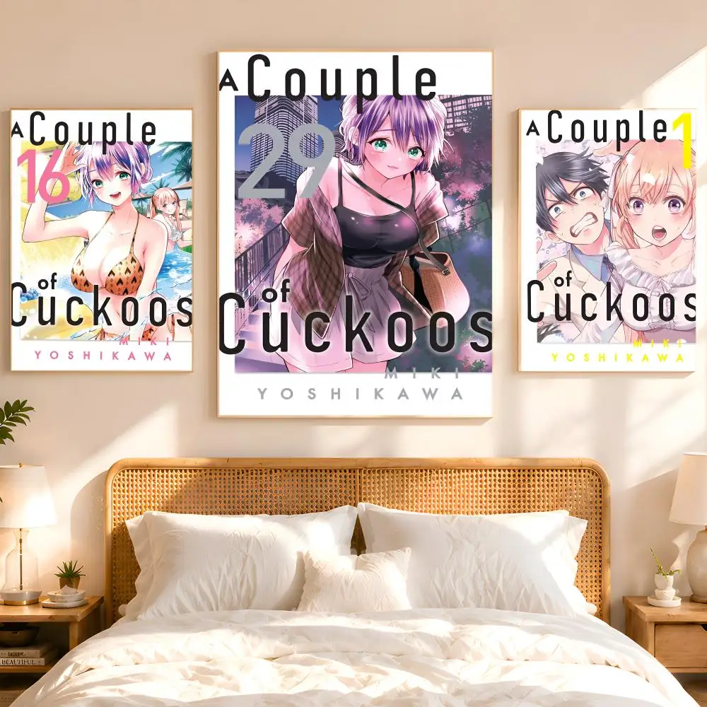 A C-Couple Of Cuckoos Poster 1PC HD Matte Peel And Stick Wall Decor For Bedroom Living Room Dorm Office