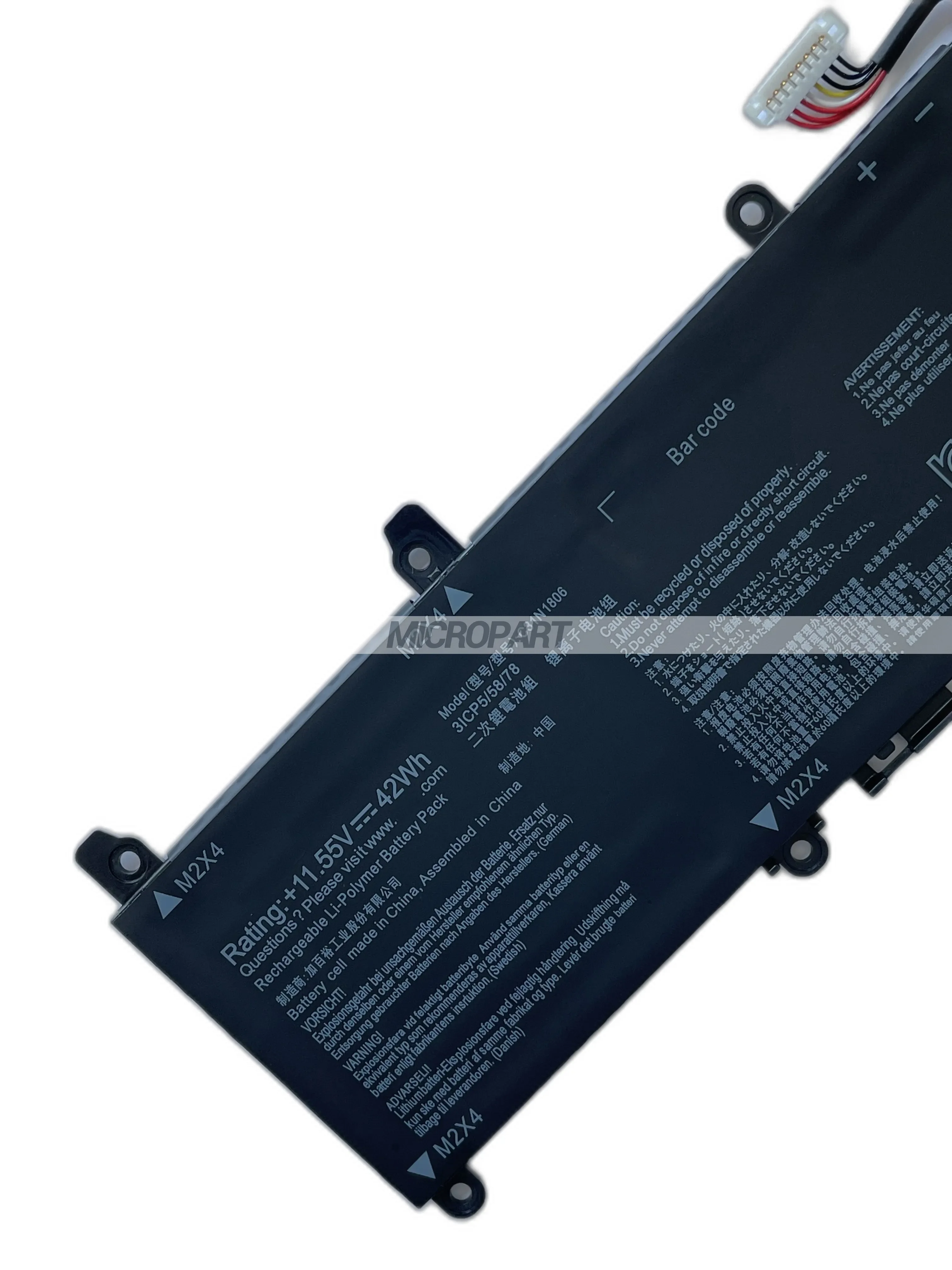 Imagem -04 - Bateria Substituição para Asus Vivobook Computadores Portáteis Longa Duração da Bateria 11.55v 42wh S13 S330fn S330ua X330ua C31n1806