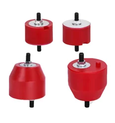 Engine Front L&R Mount Mounting Insulator For BMW E36 E46 Compact Z3 Z4 Inline 6cyl 85A Polyurethane 11811140985 22116779970 4pc