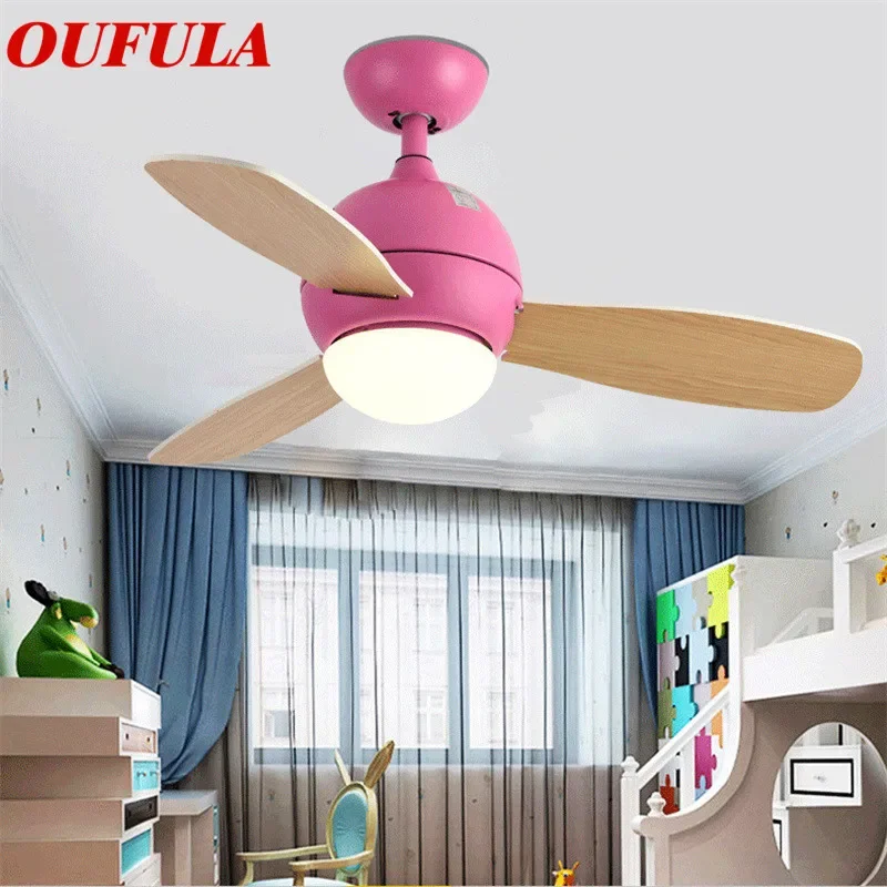 Hongcui moderne ventilateur de plafond lumières lampes blanc avec télécommande ventilateur lame pour salle à manger chambre Restaurant