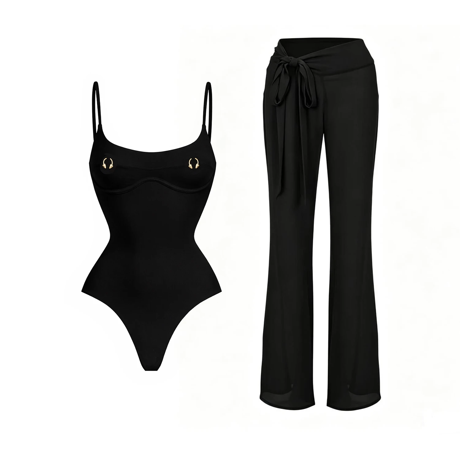 Solid 2Pcs Sexy Swimsuit Women Micro Bikini Set Swimwear Push Up Swim Suit Female Bandeau Biquini High Cut Bathingsuit Beachwear