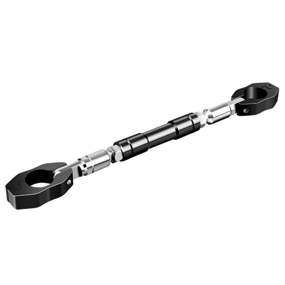 

1pc Adjustable Motorcycle Balance Bar Premium Durable Bike Modifying Accessory Black Motorcycle Parts Side Mirror Compatible