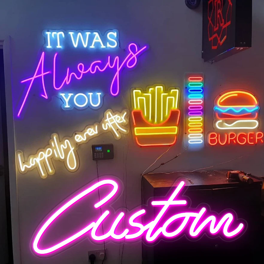 

Private Custom Neon Can Personalized Outdoor Indoor Led Neon Signs Usd For Wedding Neon Birthday Party Store Bar Room Decor