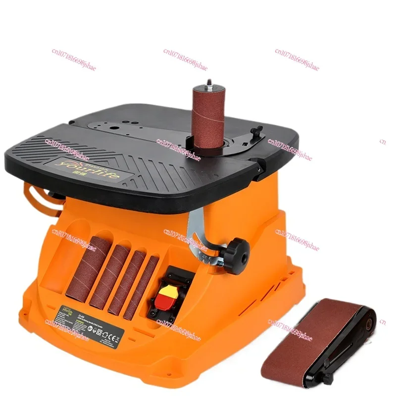 Electric Belt Machine Desktop Sand Column Machine Shaft Sand Sander Sander Polisher Roller Machine