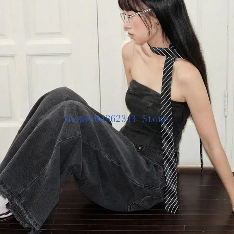 

5asd Узкий полосатый галстук 2000-х годов, классический узкий дизайн, универсальный стильный пояс