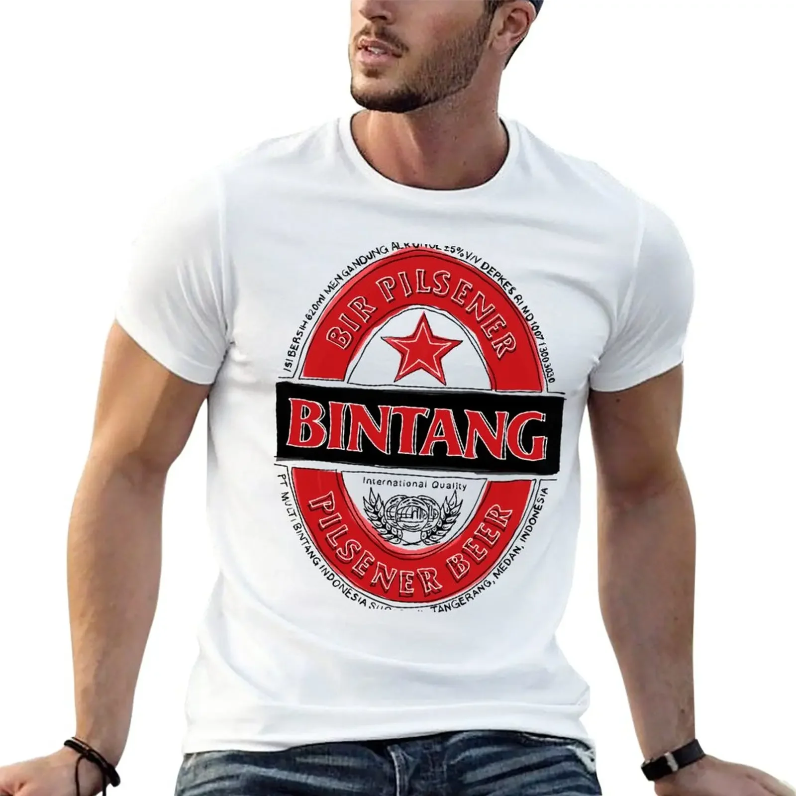 

Bintang beer POP T-Shirt plus sizes sports fans quick-drying plain t shirts men