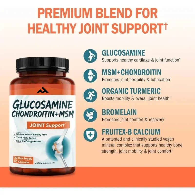 Glucosamine Chondroitin Joint - Glucosamine Chondroitin Sulfate MSM Bromelain Turmeric