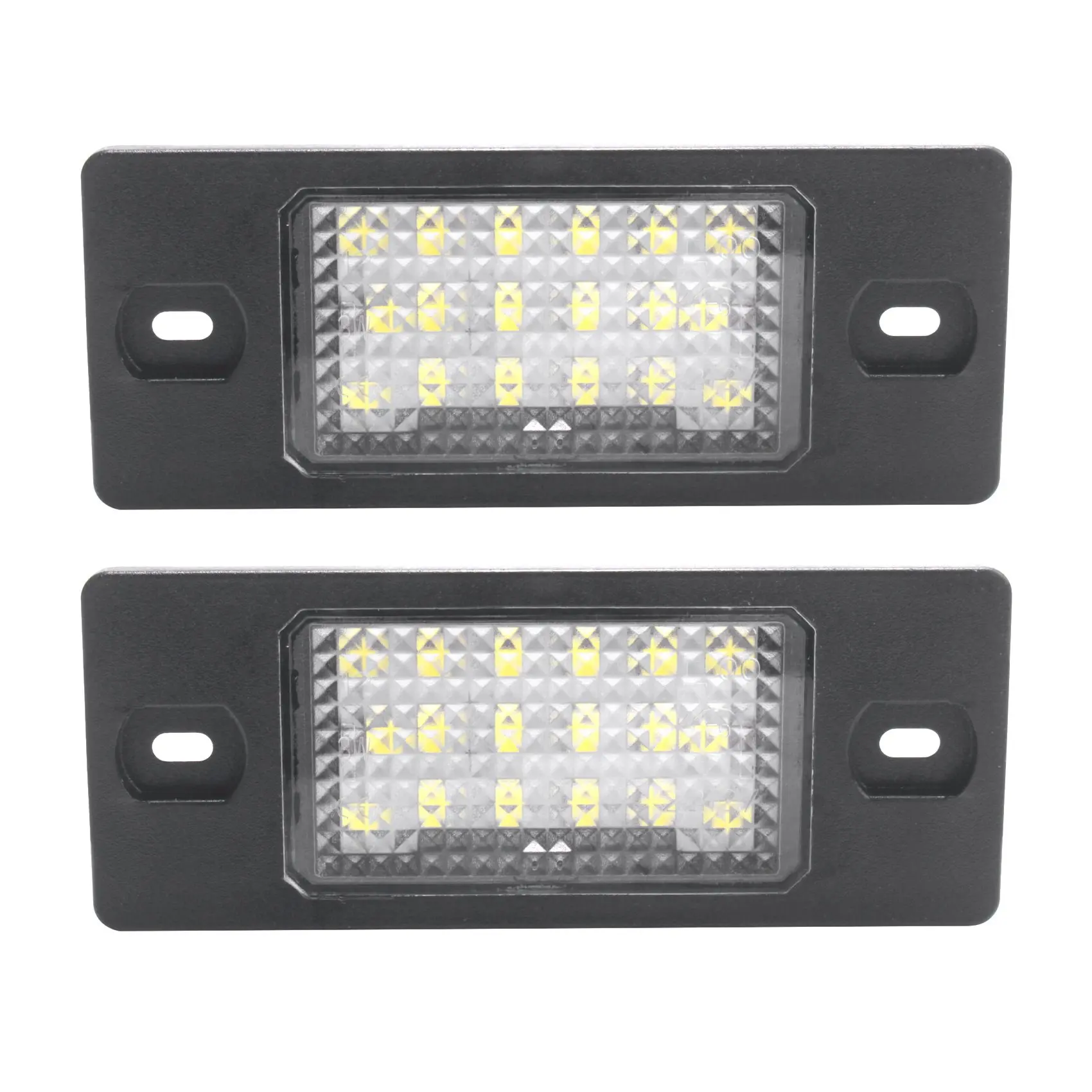 Luz de matrícula LED, nenhum erro, Golf 5 Touring, Touareg, Tiguan, Porsche, Cayenne, 2pcs