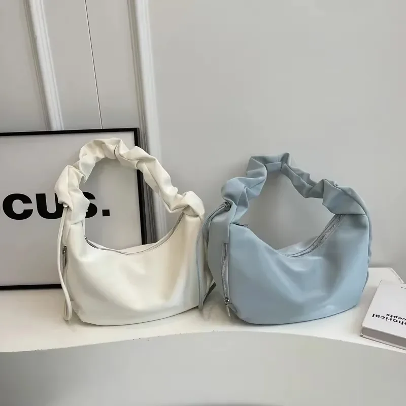 

Dumpling Type 2025 New Vegan Leather Shoulder Handbags for Women Classic Designer Crossbody Bag for Work Shopping Travel