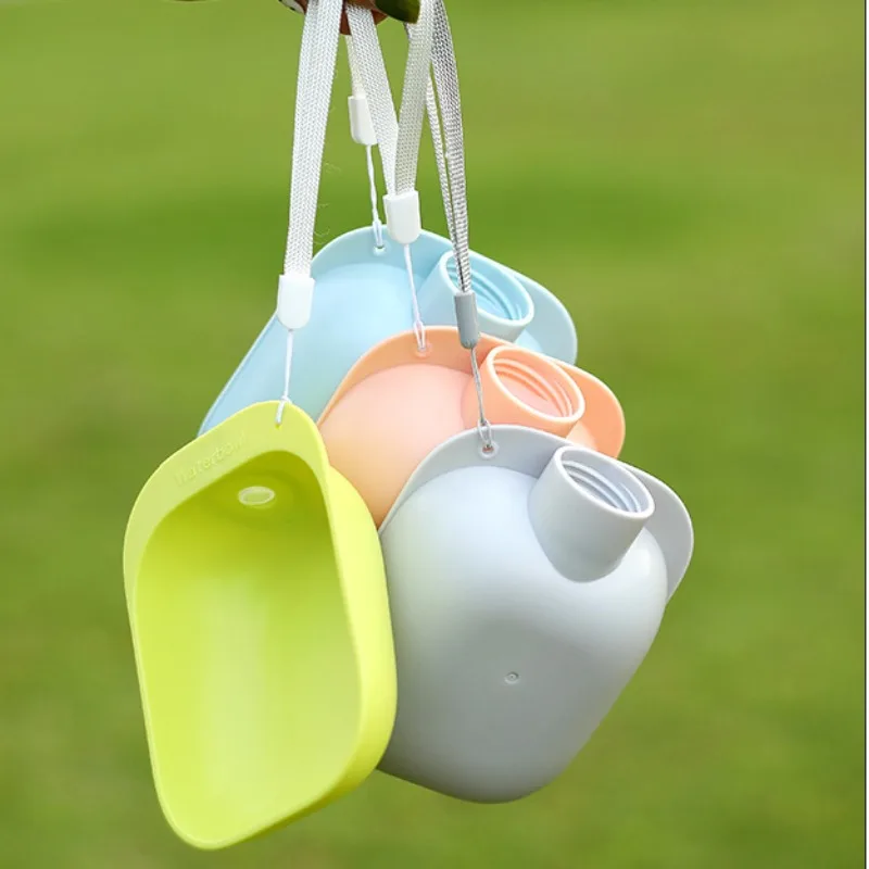 Dog Travel Water Bottle Portable Dog Outdoor Feeding Water Bowl Pets Mineral Water Bottle Connector Walking Dog Supplies