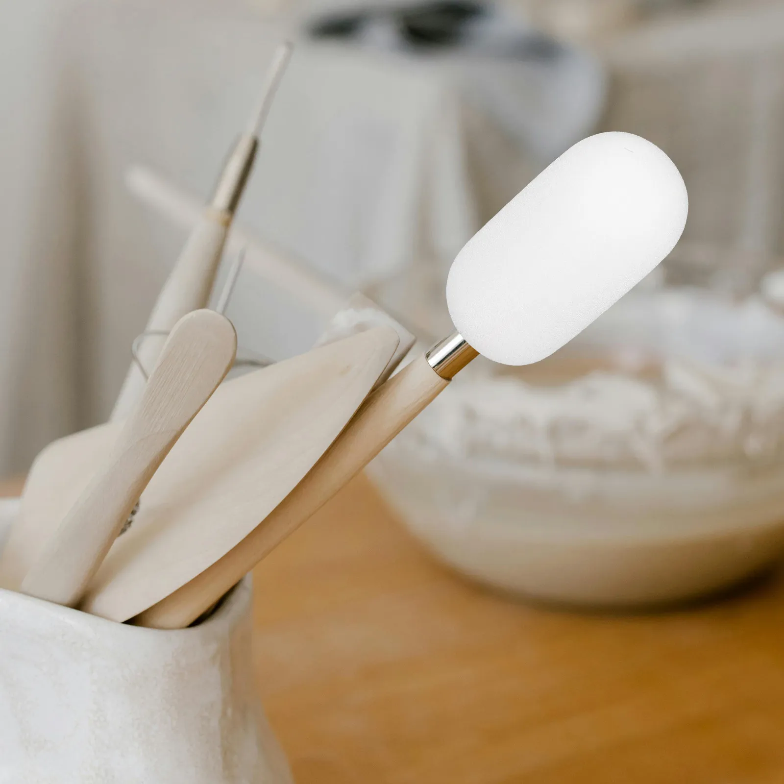 

Набор из 3 сменных губок для телескопической впитывающей трубки из нержавеющей стали, высокоабсорбирующие губки для глины и керамики