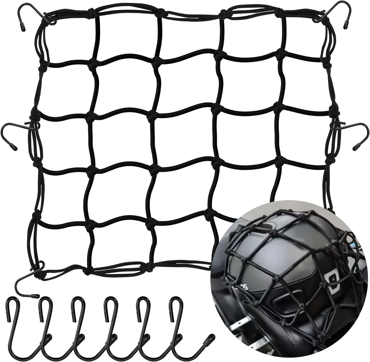 Cargo Nets Motorcycle Helmet 16