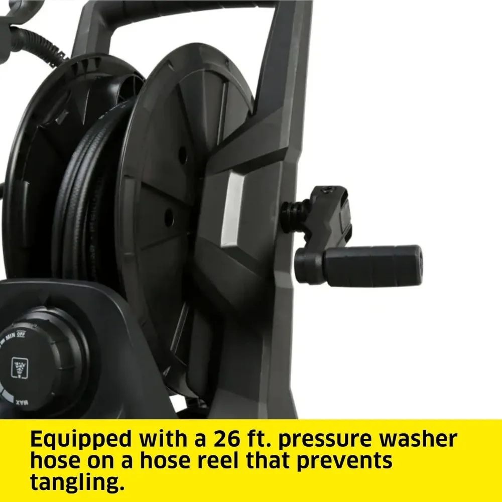 Idropulitrice Kärcher K5 Premium 1.4 GPM con avvolgitubo, bacchette spray Vario Power e Dirtblaster - 2000 PSI