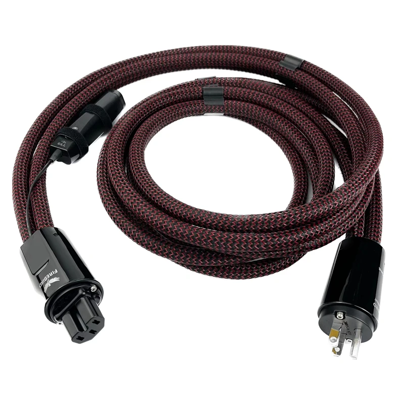 

Hi-end FireBird High Current AC Power Cable Low-Z / Noise-Dissipation HiFi Audio Power Cord US & EU Plug