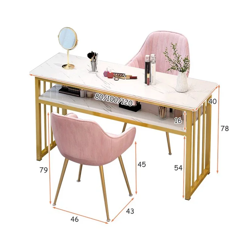 

Nail Chair Portable Table Manicure Salon Station Pink Furniture Beauty Professional Mesa De Canto Aesthetic Desk Nails Designer